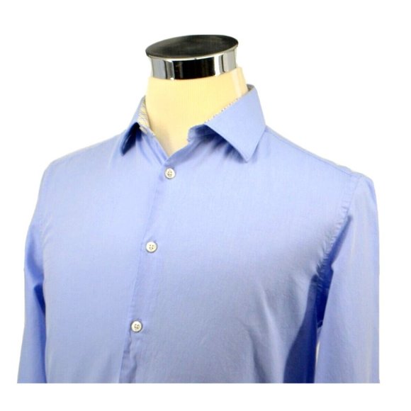 TATTERSALL London Men's Long Sleeve Button Front Dress Shirt SIZE 15.5 (32/33) - Picture 3 of 4